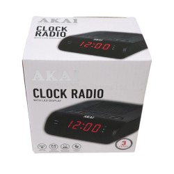 Akai Alarm Clock Radio With LED Display AM/FM